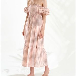 Nothing Fits But Pink Gingham Dress m/l